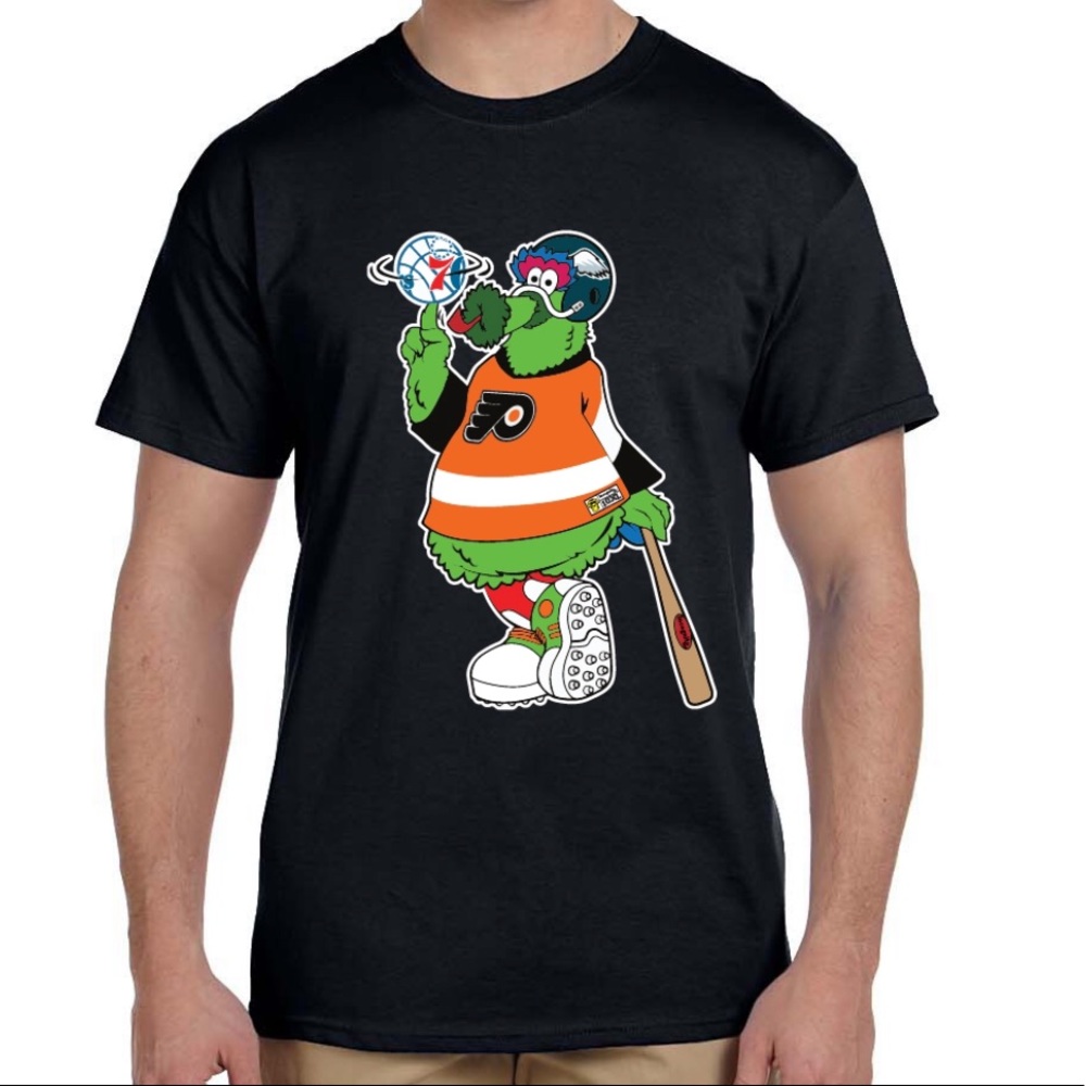 Incognito Tees Philly Phanatic Black T Shirt
